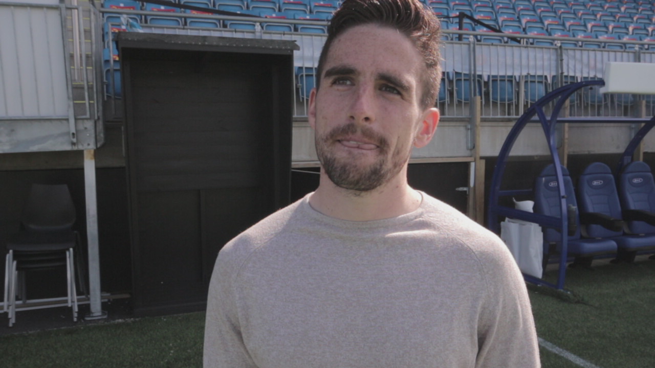 Videointervju med Mateo før treningskampen mot Blink.MOV